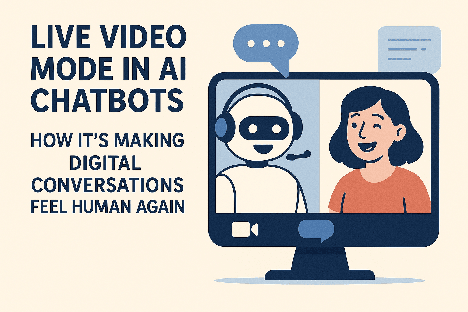 Live Video Mode in AI Chatbots: How It’s Making Digital Conversations Feel Human Again