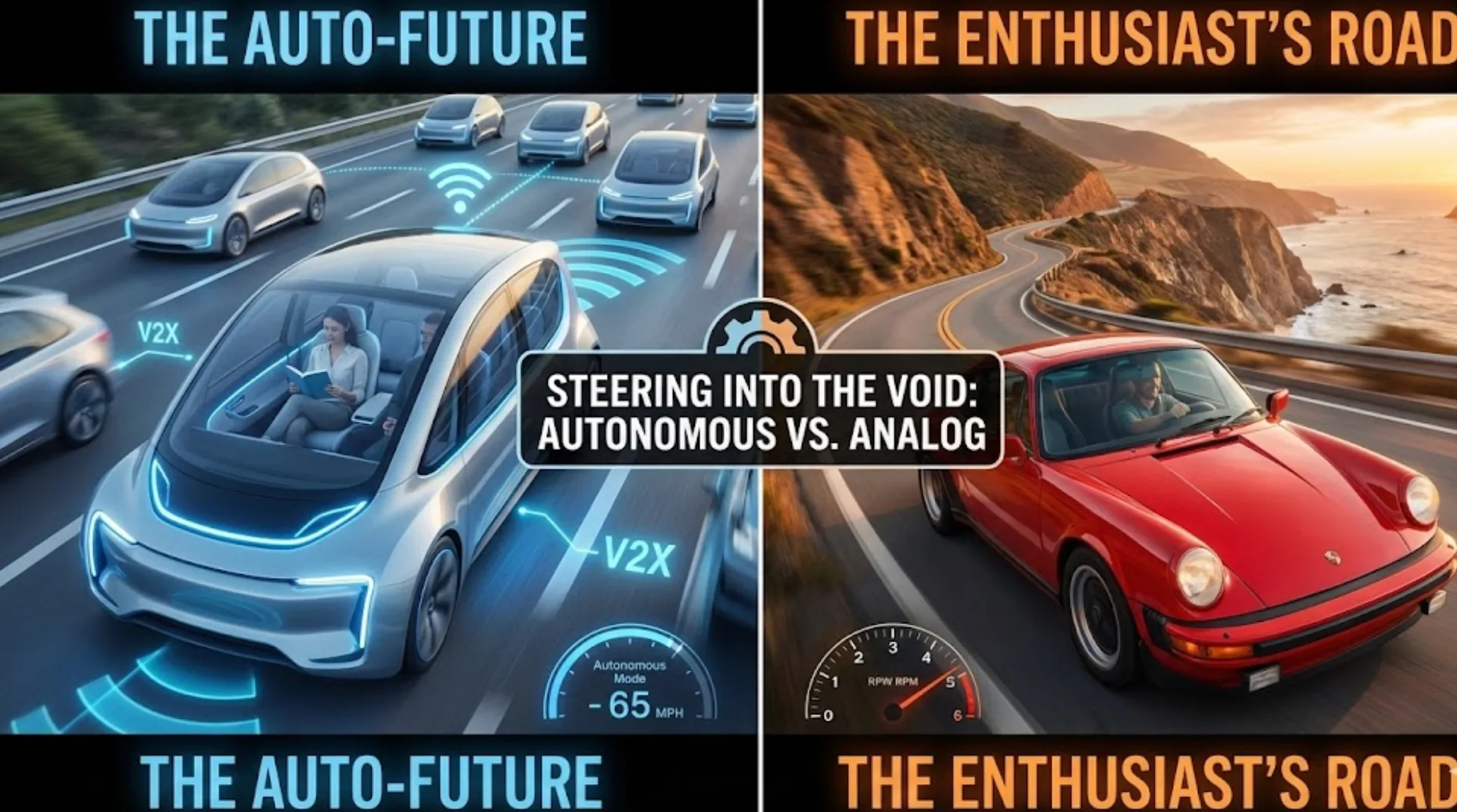 Steering into the Void: The Battle Between Autonomous Efficiency and the Soul of the Driver